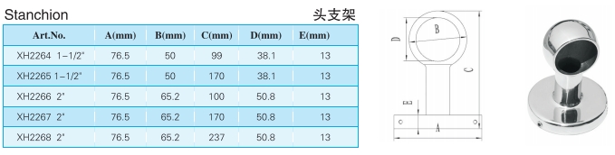 頭支架XH2264