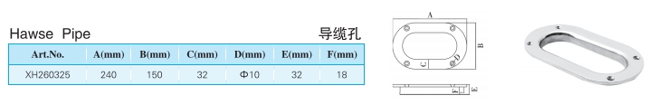 導(dǎo)纜孔XHA-3040 XH260325