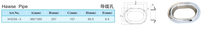 導(dǎo)纜孔XHDSK-3